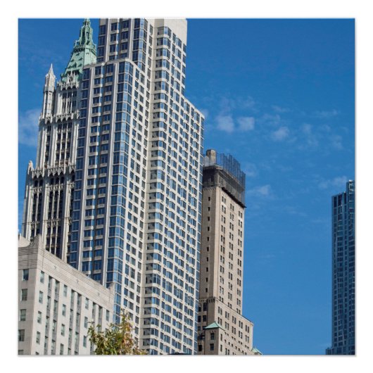 Barclay Tower Manhattan New York City Perfect Poster (Voorkant)