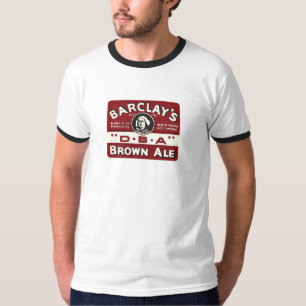 Barclay's DBA Shirt met bruine Ale-bier