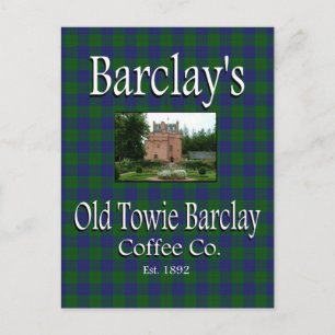 Barclay's Old Towie Barclay Coffee Co. Briefkaart
