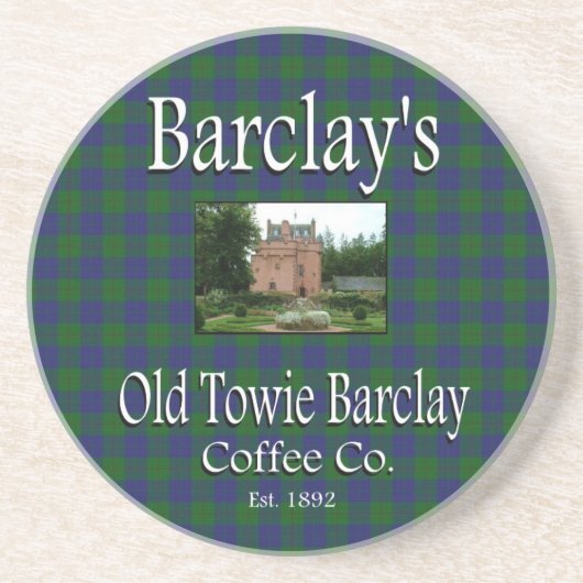 Barclay's Old Towie Barclay Coffee Co. Onderzetter (Voorkant)