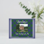 Barclay's Towie Barclay Castle Ale Briefkaart (Staand voorkant)