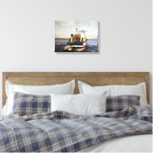 Barco de pesca/Pesqueiro/Fishing boat Canvas Afdruk (Insitu (Slaapkamer))