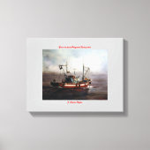 Barco de pesca/Pesqueiro/Fishing boat Canvas Afdruk (Voorkant)
