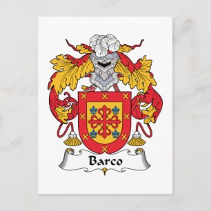 Barco Family Crest Briefkaart