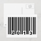 Barcode 2013 briefkaart (Voorkant / Achterkant)