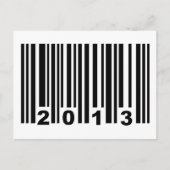 Barcode 2013 briefkaart (Voorkant)