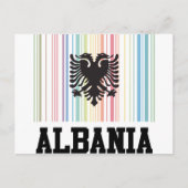 Barcode Albanië Briefkaart (Voorkant)