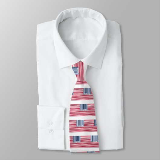 barcode american flag stropdas (Gebonden)