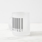 Barcode architect matglas koffiemok (Voorkant links)