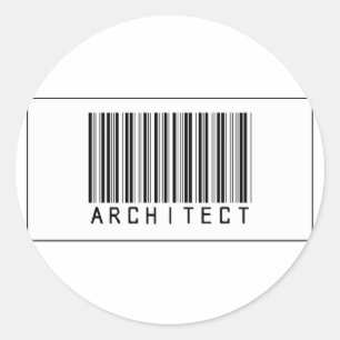 Barcode Architect Ronde Sticker