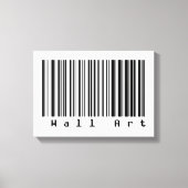 Barcode Art - Wall Art Canvas Afdruk (Voorkant)