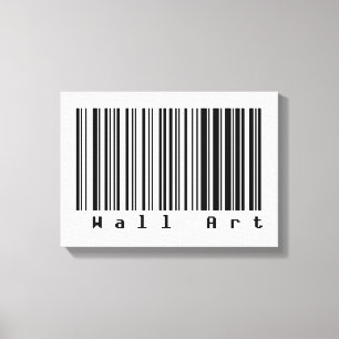 Barcode Art - Wall Art Canvas Afdruk
