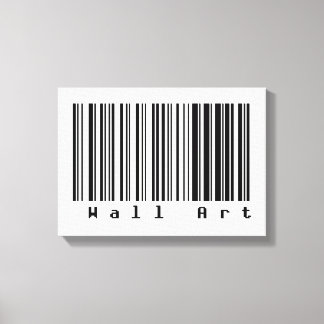 Barcode Art - Wall Art Canvas Afdruk