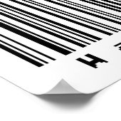 Barcode Art - Wall Art Poster (Hoek)