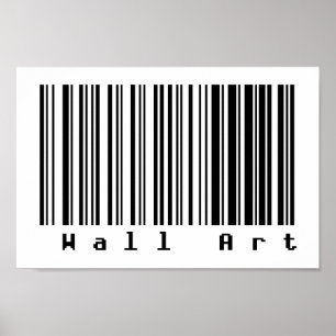 Barcode Art - Wall Art Poster
