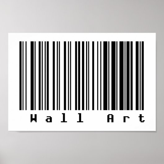 Barcode Art - Wall Art Poster (Voorkant)