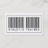 Barcode Athletic Trainer Visitekaartje (Achterkant)