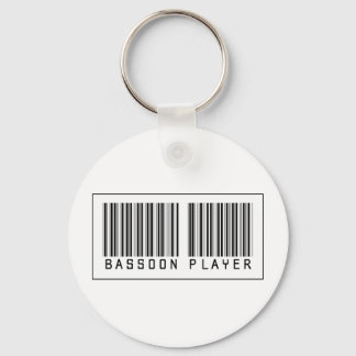 Barcode Bassoon Player Sleutelhanger