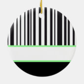 Barcode Bedankt voor je bruiloft. Keramisch Ornament (Achterkant)