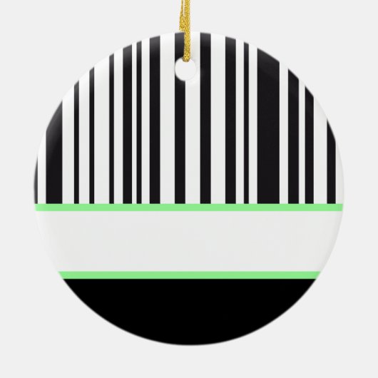 Barcode Bedankt voor je bruiloft. Keramisch Ornament (Achterkant)