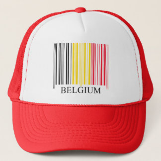 Barcode België vlag Trucker Pet
