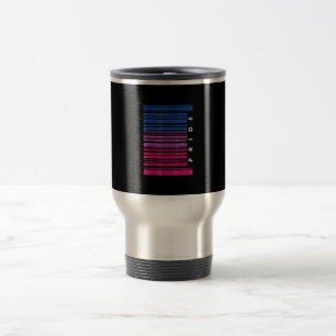 Barcode Bisexual Pride LGBT Lesbian Gay Flag Gift Reisbeker