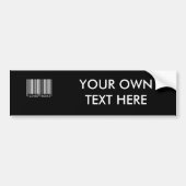 BARCODE BUMPERSTICKER (Voorkant)
