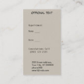 Barcode    BusinessAppointment Afsprakenkaartje (Achterkant)