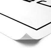 Barcode Chiropractor Poster (Hoek)