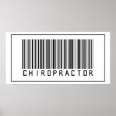 Barcode Chiropractor Poster (Voorkant)