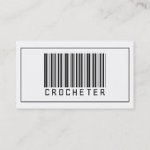 Barcode Crocheter Visitekaartje (Achterkant)