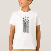 Barcode Dandelion Silhouette T-shirt (Voorkant)