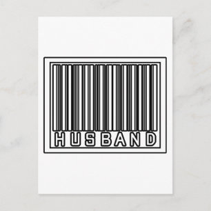 Barcode echtgenoot briefkaart