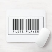 Barcode Flute Player Muismat (Met muis)