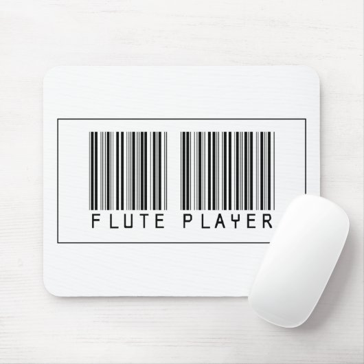 Barcode Flute Player Muismat (Met muis)