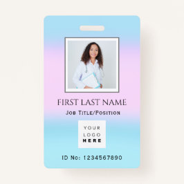 Barcode Foto chirurgische verpleegkundige Doctor i Badge