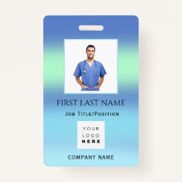 Barcode Foto IDCard Health Therapist Nurse Doctor Badge