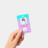 Barcode Foto IDNumber Therapie Verpleegkundige Doc Badge (Handheld)