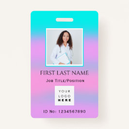 Barcode Foto IDNumber Therapie Verpleegkundige Doc Badge