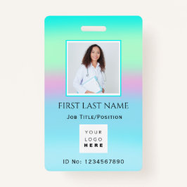 Barcode Foto IDNumber Therapist Nurse Doctor Care Badge