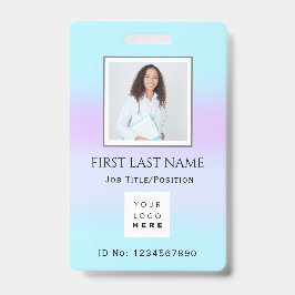 Barcode Foto Therapist Nurse Doctor Health Aid Badge