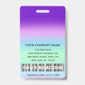 Barcode Fotoverpleegkundige Doctor in de gezondhei Badge (Back)