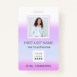 Barcode Fotoverpleegkundige Doctor in de gezondhei Badge