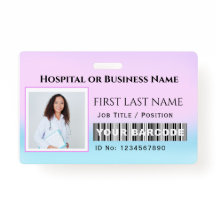 Barcode Fotoverpleegkundige Doctor in de gezondhei