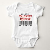 Barcode Generic Halloween Costume October 31 Romper (Voorkant)