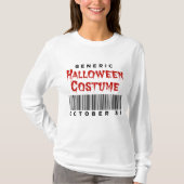 Barcode Generic Halloween Costume October 31 T-shirt (Voorkant)
