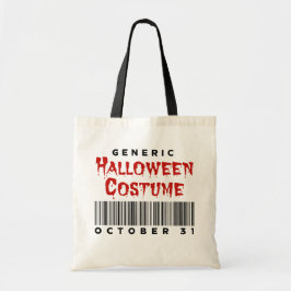 Barcode Generic Halloween Costume October 31 Tote Bag