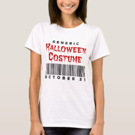 Barcode Generieke Halloween Kostuum 31 Oktober T-shirt