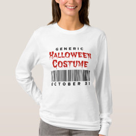 Barcode Generieke Halloween Kostuum 31 Oktober T-shirt