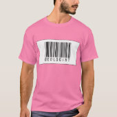 Barcode Geologist T-shirt (Voorkant)